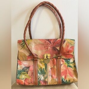 Patricia Nash Multicolor Floral Tote